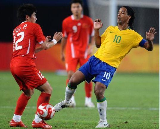 奥运中国vs巴西足球谁赢了